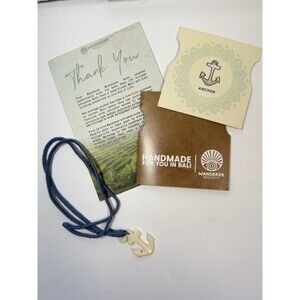 Wanderer Bracelets Anchor Wrap The Islander Bracelet Ocean Blue New